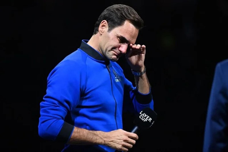 Federer rơi lệ trong trận đấu cuối sự nghiệp